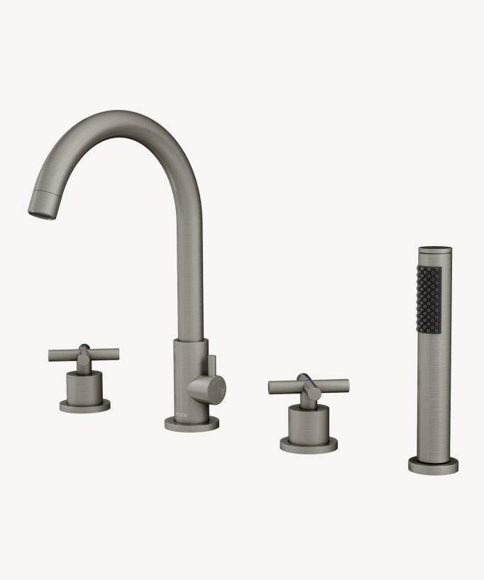 Miscelatore vasca da piano 4 fori - Corbeau