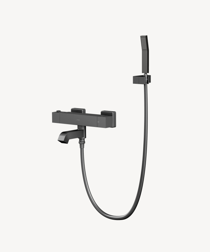 Miscelatore termostatico per vasca a muro Gunmetal - Sirius - small
