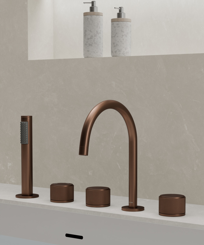 Miscelatore vasca da piano - Leros