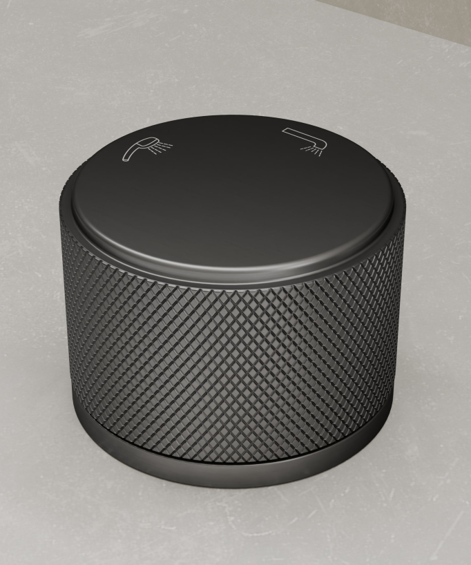 Miscelatore bordo vasca Gun metal - Leros