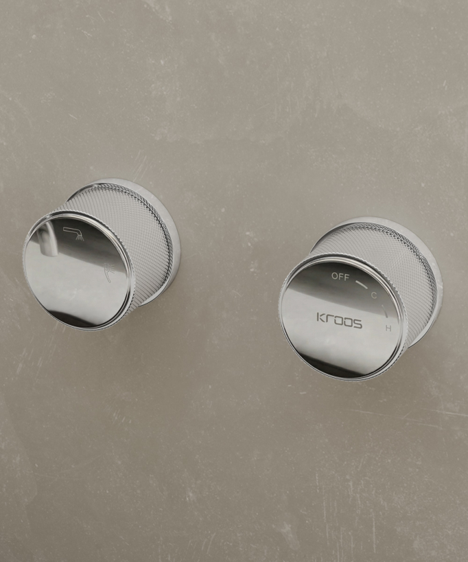 Miscelatore vasca incasso Cromato - Leros