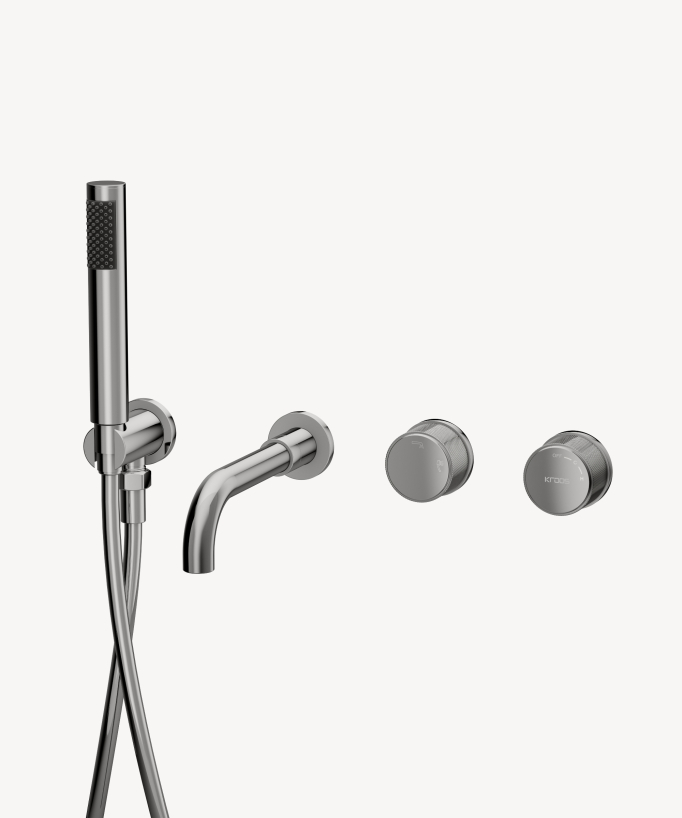 Miscelatore vasca incasso Cromato - Leros