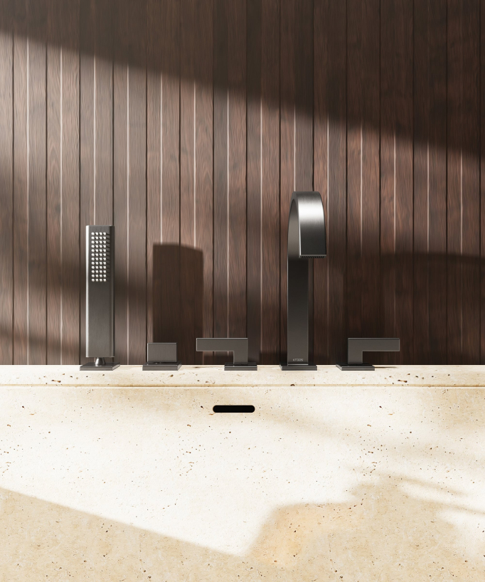 Miscelatore bordo vasca 5 fori - Fiumina