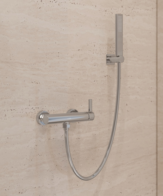 Miscelatore doccia da parete - Fiumina