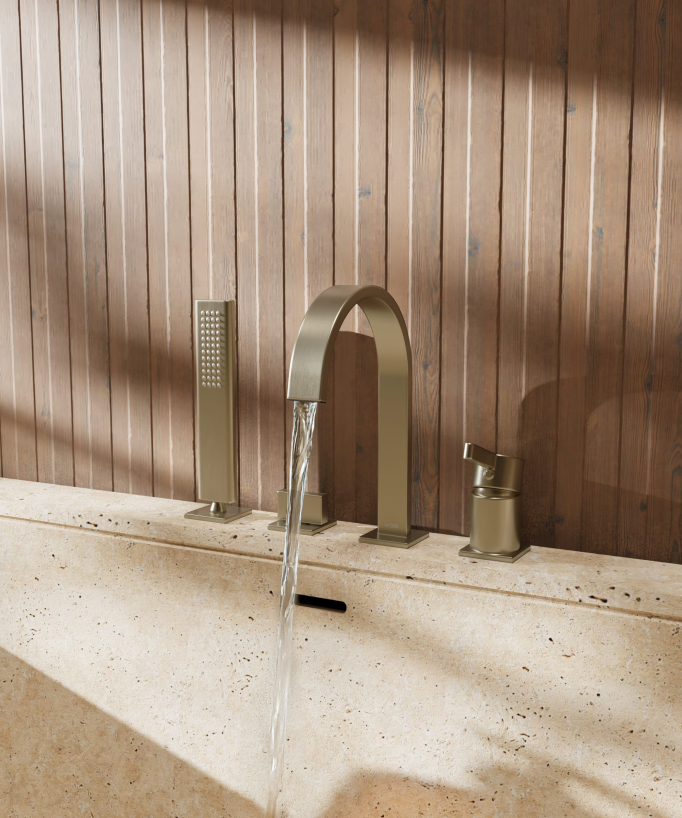 Miscelatore bordo vasca 4 fori - Fiumina