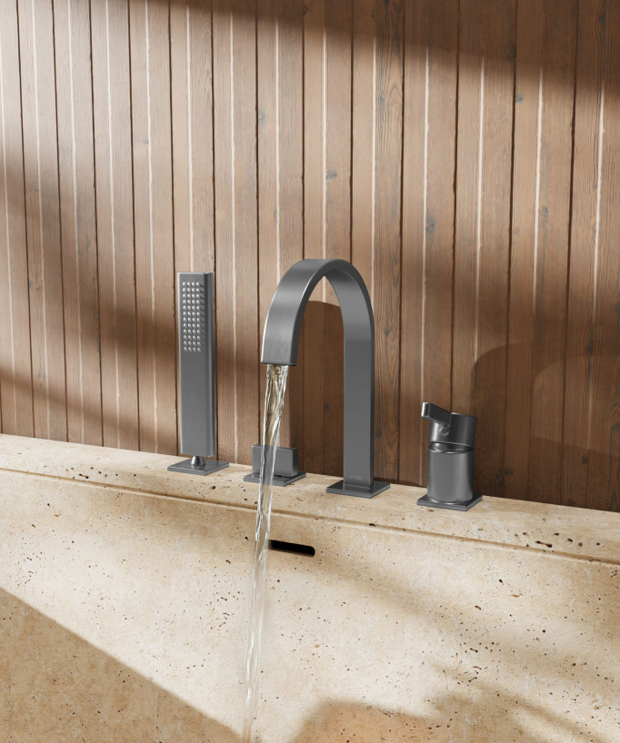 Miscelatore bordo vasca 4 fori - Fiumina