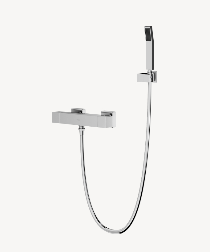 Miscelatore termostatico doccia a parete cromato – Sirius - small