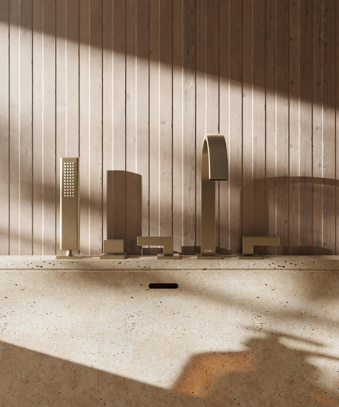 Miscelatore bordo vasca 5 fori - Fiumina