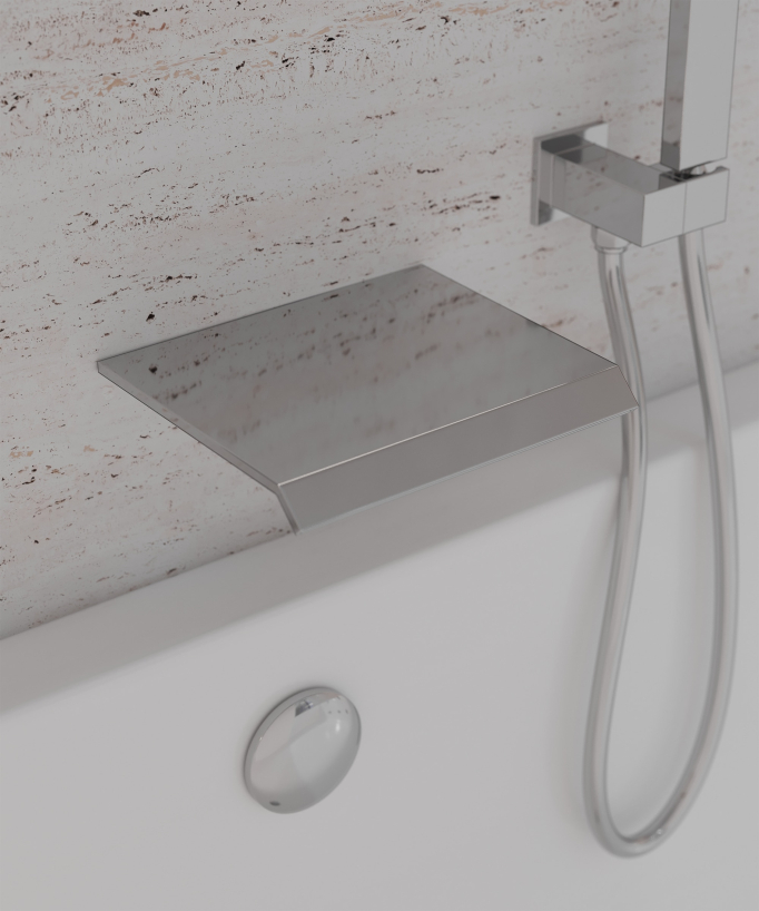 Miscelatore per vasca e doccia Cromo - Matera