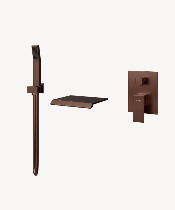 Miscelatore incasso a cascata vasca-doccia - Sirius