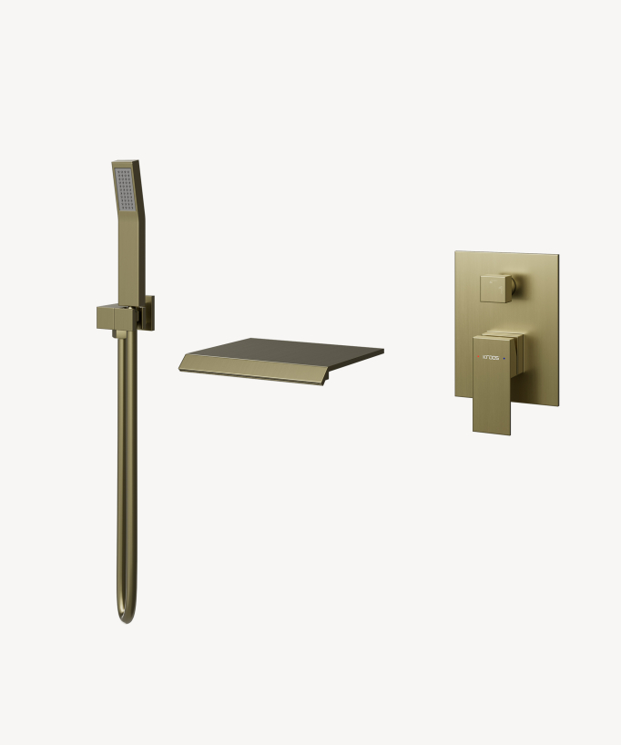 Miscelatore incasso a cascata vasca-doccia - Sirius