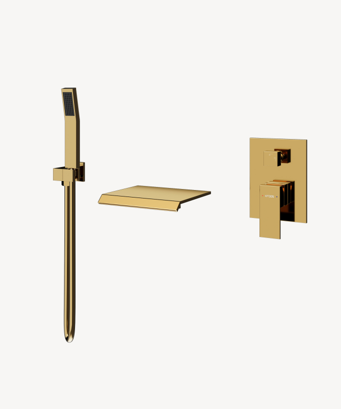 Miscelatore incasso a cascata vasca-doccia - Sirius