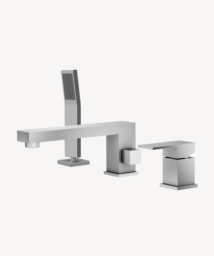 Miscelatore per vasca-doccia a 3 fori da appoggio - Sirius