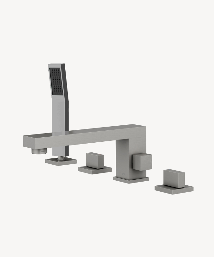 Rubinetto miscelatore vasca-doccia 4 fori da appoggio - Sirius