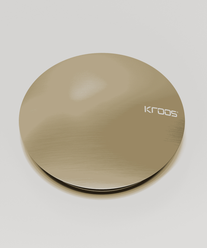 Piletta lavabo Oro spazzolato - Senza troppo pieno