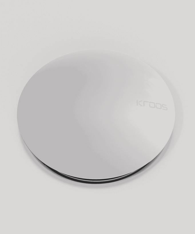 Piletta pop-up clic-clac Cromata - Senza troppo pieno