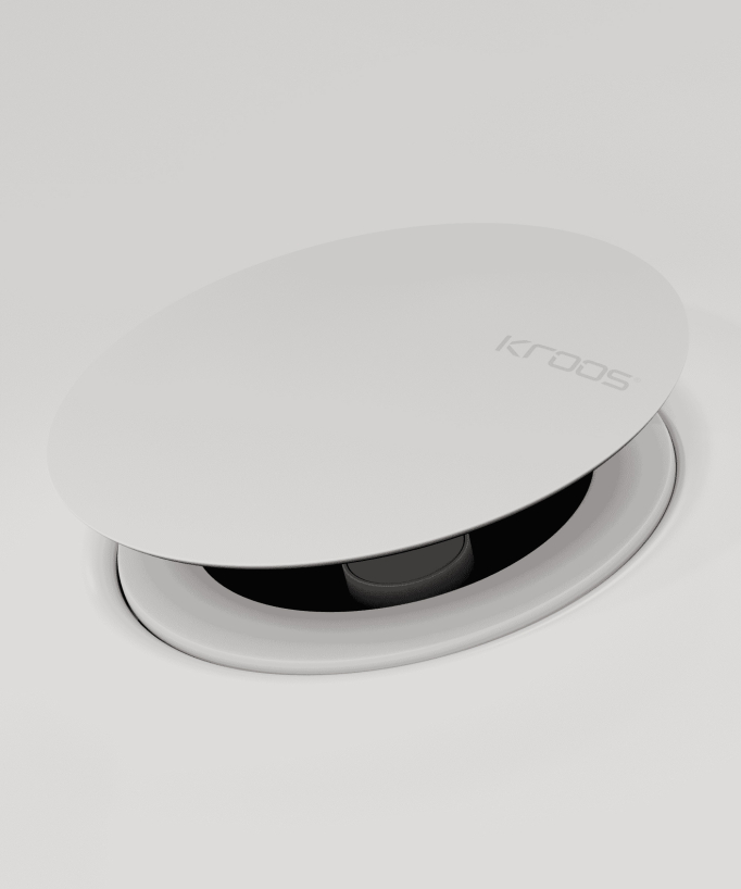 Bonde de lavabo Blanc