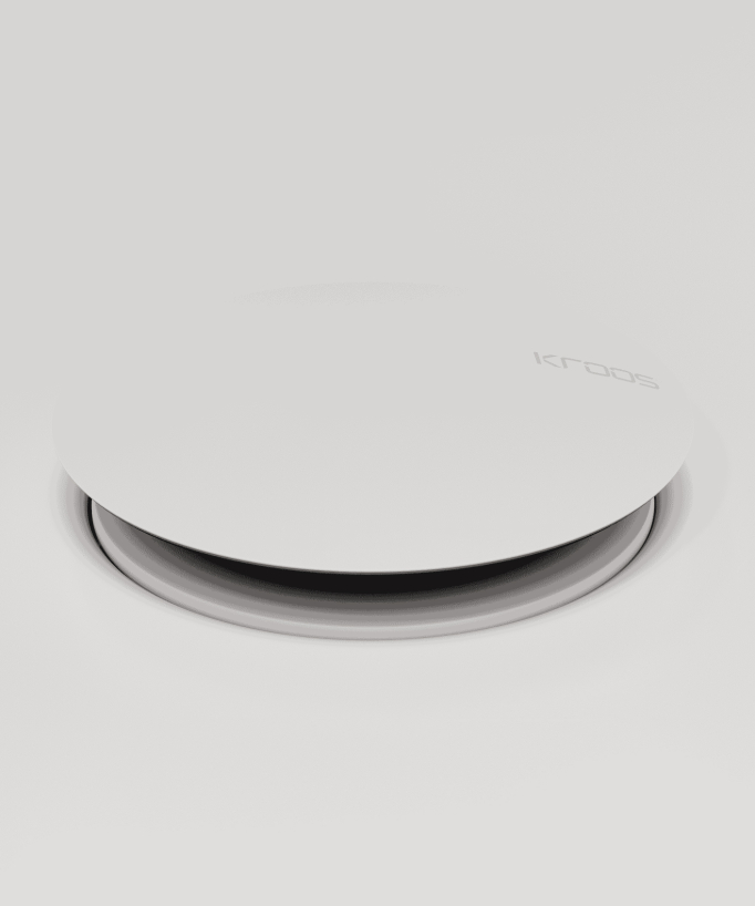 Bonde de lavabo Blanc