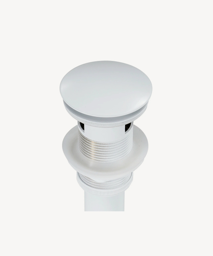 Bonde de lavabo Blanc