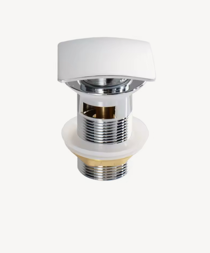 Piletta lavabo quadrata - Cromato