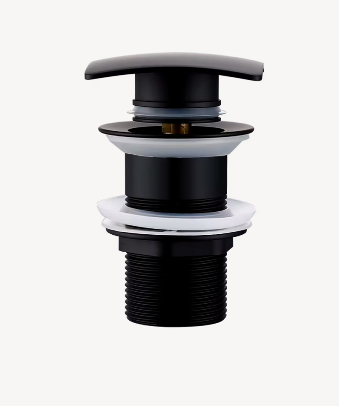 Piletta lavabo quadrata - Nero