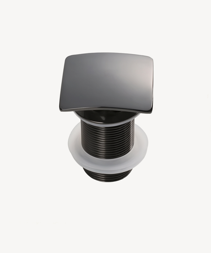 Piletta lavabo quadrata - Gun metal