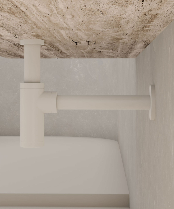 Sifone lavabo - Bianco