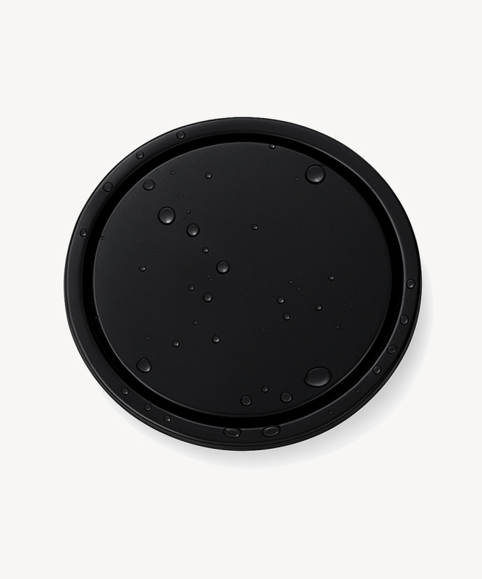 Sifone doccia tondo in acciaio inox