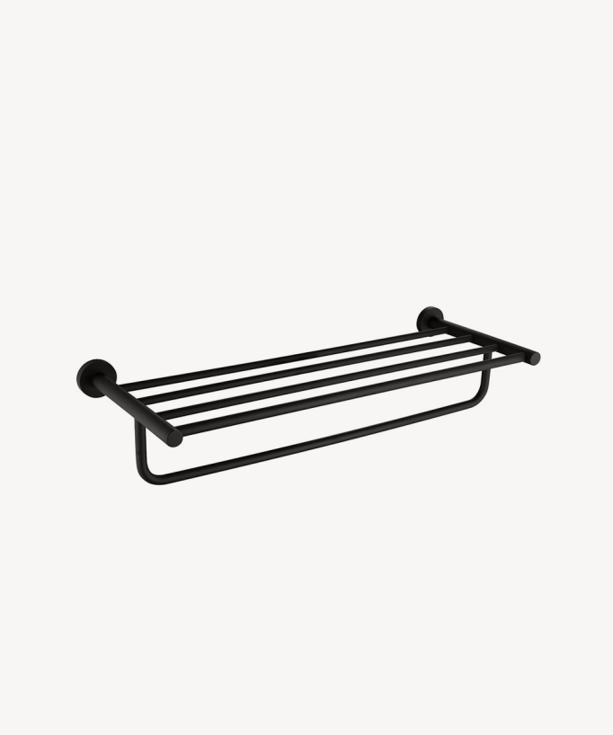 Rack porte-serviettes mural - Corbeau