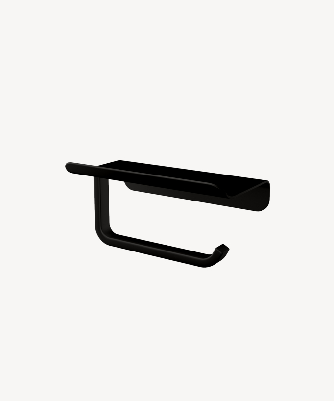 Porta rotolo WC a parete Nero - Corbeau - small