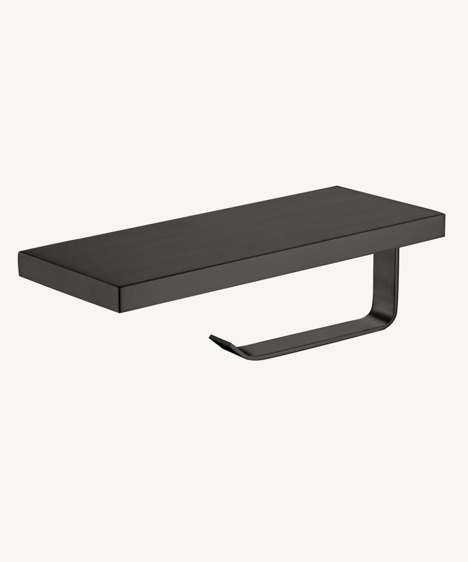 Portarotolo WC con supporto telefono Gunmetal - Sirius - small