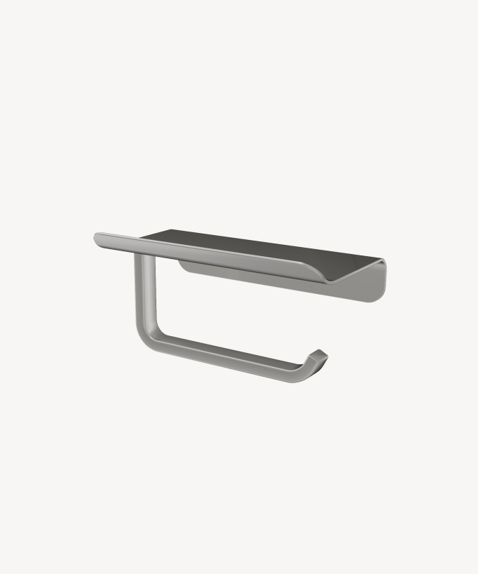 Portarotolo WC a muro Nickel spazzolato - Corbeau - small