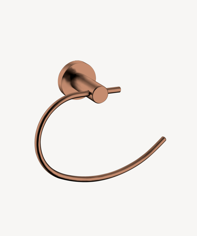 Anello portasciugamani a muro Oro rosa - Corbeau - small