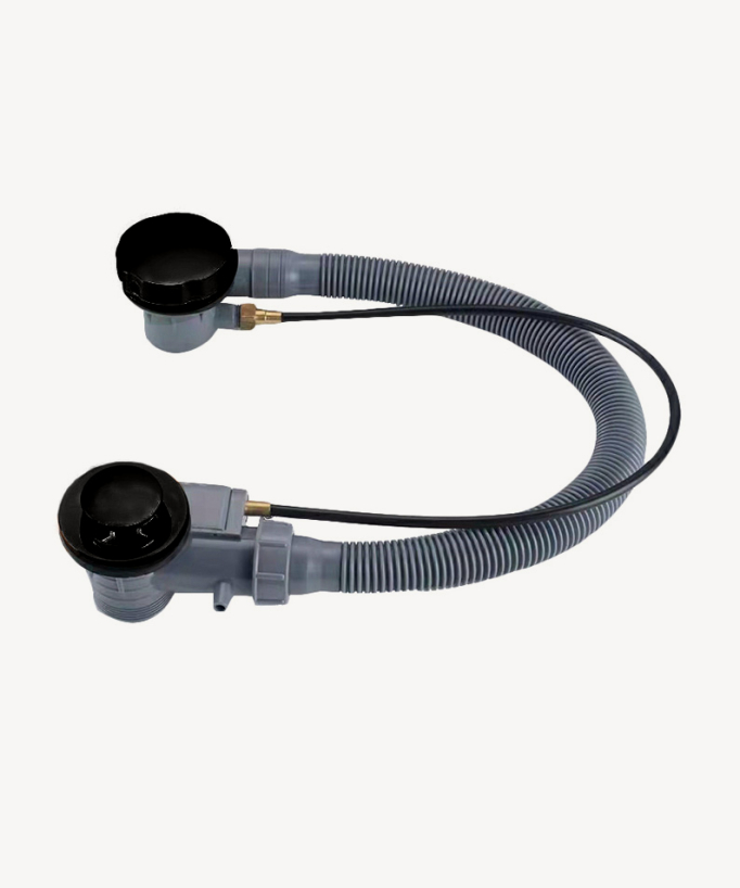 Colonna di scarico vasca clic-clac - Nera - small