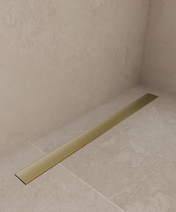 Caniveau de douche en inox - 700 mm