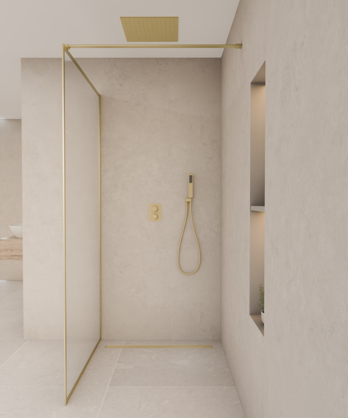 Caniveau de douche en inox - 900 mm