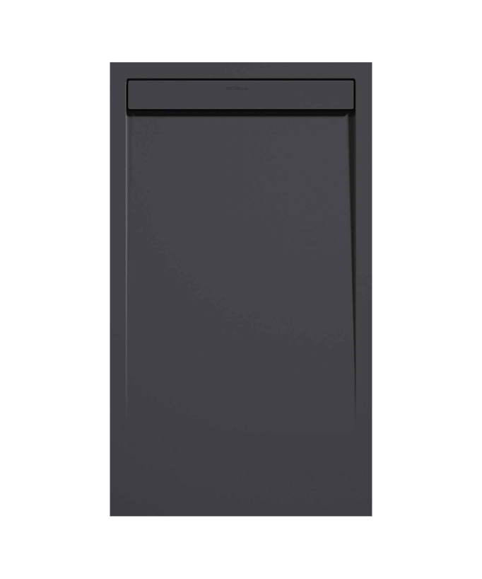 Piatto doccia Antracite, finitura Liscia Stone SMART, griglia colorata - small