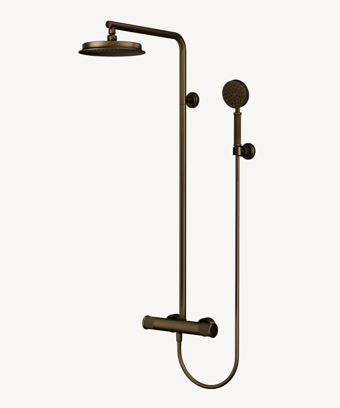 Colonna doccia termostatica Bronzo - Hera