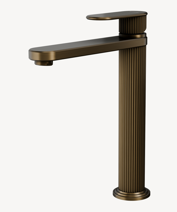 Miscelatore per lavabo da appoggio Bronzo - Hera