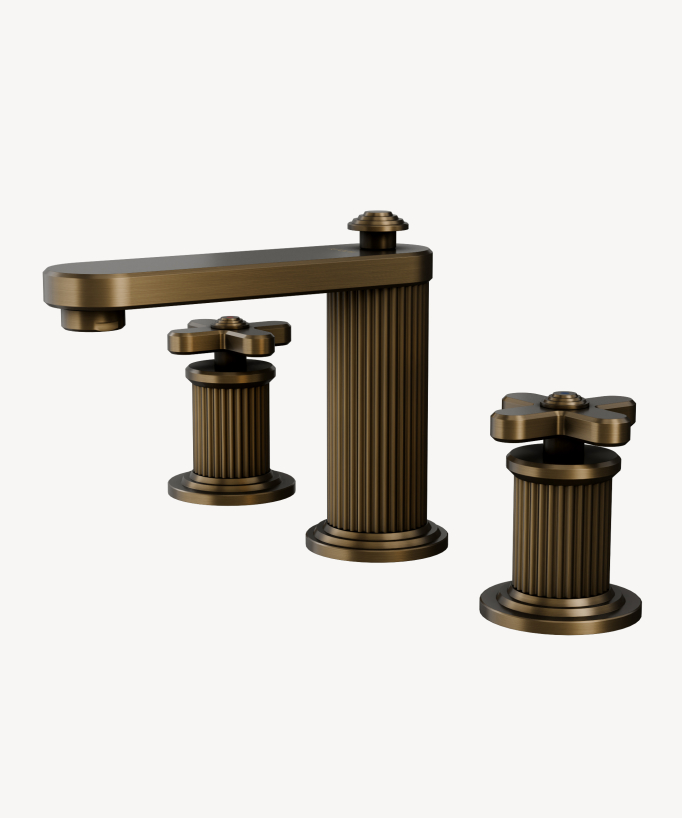 Miscelatore lavabo da appoggio Bronzo - Hera