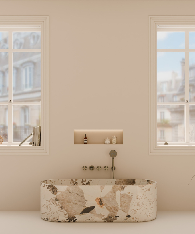 Miscelatore vasca da incasso Bronzo - Hera