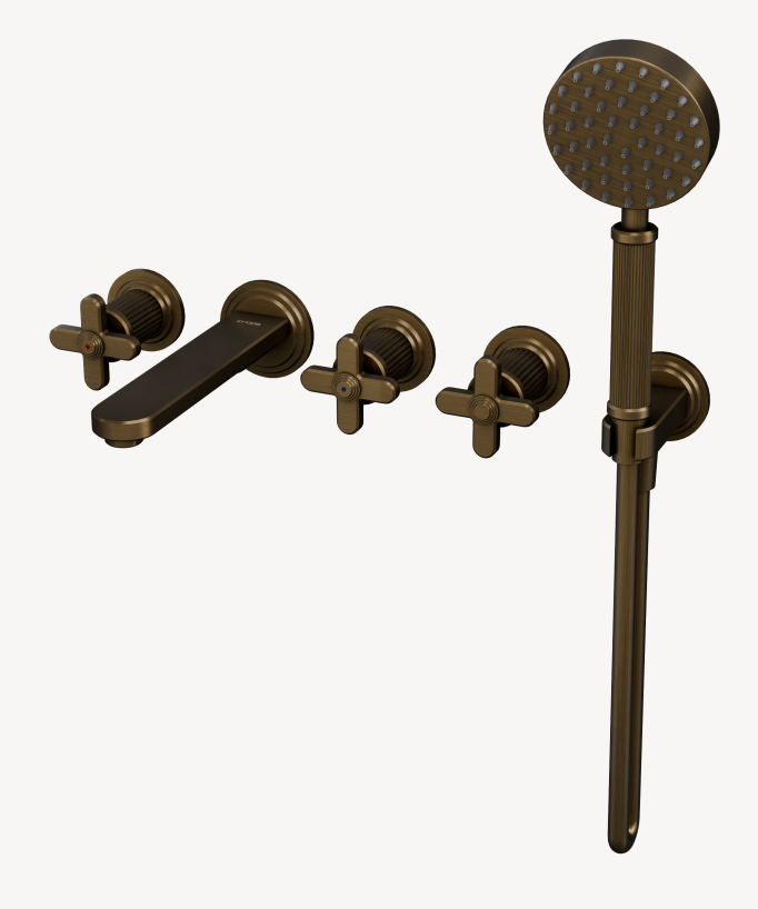 Miscelatore vasca da incasso Bronzo - Hera