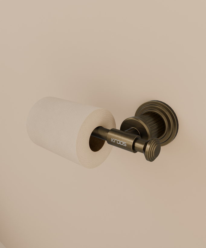 Porta carta igienica da parete Bronzo - Hera