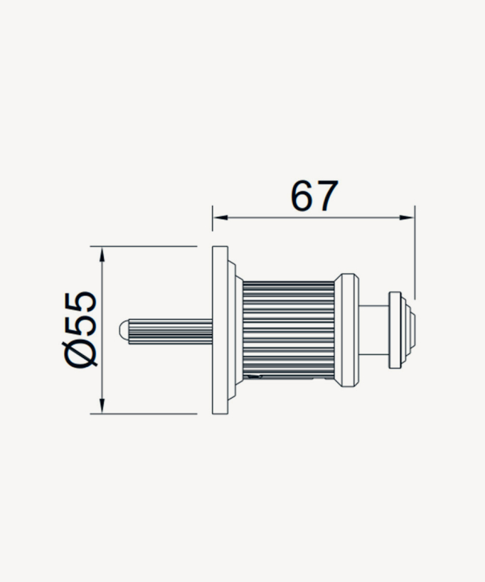 Appendiabiti singolo Bronzo - Hera