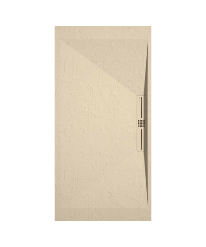 Piatto doccia Crème, Ardesia Stone SIDE, griglia colorata - small