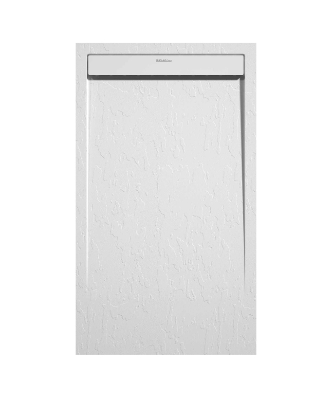 Piatto doccia Bianco, finitura Ardesia Stone SMART, griglia colorata - small