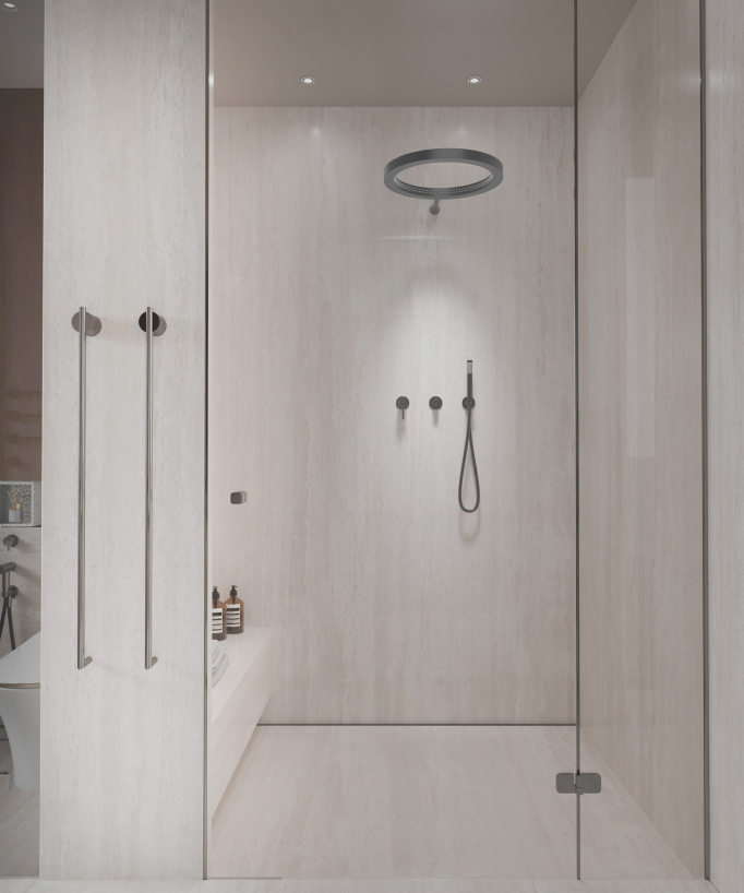 Scaldasalviette elettrico gunmetal 2 barre