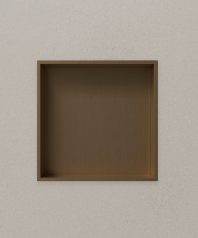 Nicchia bagno da incasso - Bronzo