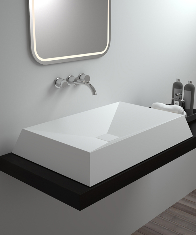 Lavandino rettangolare freestanding - Madingou