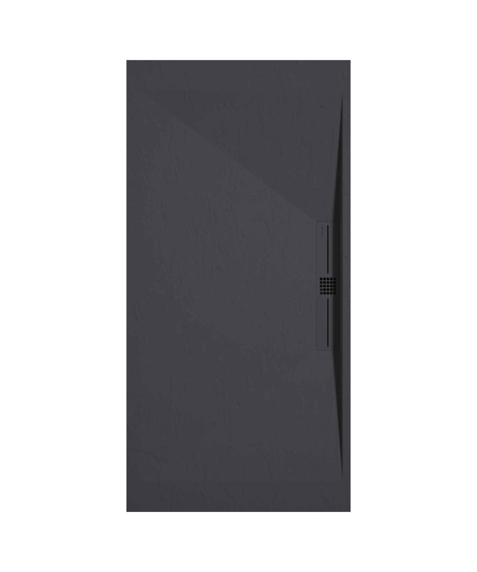 Piatto doccia Antracite, Ardoise Stone SIDE, griglia colorata - small